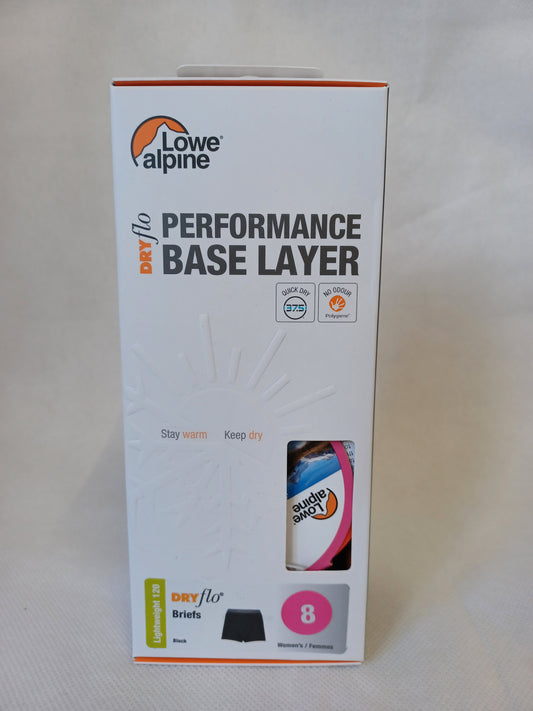 Lowe Alpine Performance Base Layer Dryflo Briefs size 8