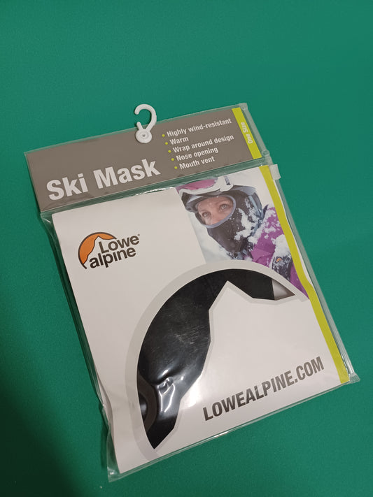 Lowe Alpine Ski Mask *new* black one size