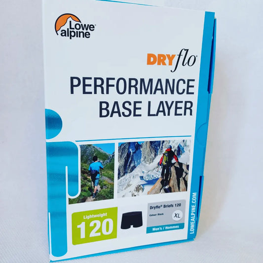 Men's Lowe Alpine Performance Base Layer Dryflo Briefs S